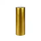 Zest Candle Pillar Candle, 2 by 6-Inch, Metallic Bronze Gold