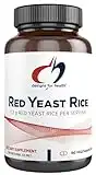 Designs for Health Red Yeast Rice Capsules - 1200mg (1.2g) Red Yeast Rice Supplement to Support Cardiovascular Health - Non-GMO, Made with US-Grown Organic Red Yeast Rice (180 Capsules)