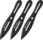 3 pc 8" Black Coated Throwing Knives