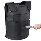 The7boX Gilet Anti-Coltello Gilet Corazzati Anti-Coltellamento Anteriori e Posteriori Dispositivi di Protezione Regolabili Adatto per la Protezione Dell'allenamento di Arti Marziali sul Campo