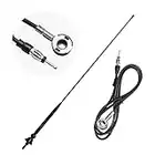 ASOOLL Black Boat Marine Radio Antenna FM AM Aerial 26.5 inch for Car Turk ATV UTV Yacht Tractor RV