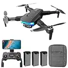 GoolRC RC Drohne LS-38 GPS mit Kamera für Erwachsene RC Drohne mit 6K Kamera EIS Anti-Shake Gimbal Bürstenloser Motor 5G WiFi Video Antenne FPV Quadcopter Smart Follow Mode Rucksack Paket