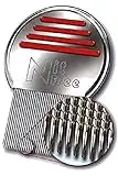 Nit Free Terminator Lice Comb, Professional Stainless Steel Louse and Nit Comb for Head Lice Treatment, Removes Nits