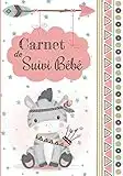 Carnet de Suivi Bébé: Journal de bord - Cahier de suivi maternel - Idéal pour bébé à partir de 4 mois et + (partie diversification alimentaire) - ... couches, bain, médicaments, notes - 144 Pages