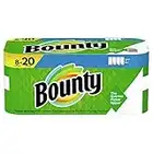 Bounty Select-A-Size Paper Towels, White, 8 Double Plus Rolls = 20 Regular Rolls