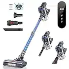 HONITURE Cordless Vacuum Cleaner 400W 33000PA Stick Vacuum with Touch Screen 55Min Runtime Battery Handheld Vacuum Lightweight Powerful Cordless Stick Vacuum for Hardwood Floors,Carpets,Pet Hair S12