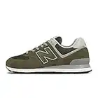 New Balance 574 Core, Scarpe Uomo, Verde Olive Night, 42.5 EU