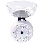 5 KG Vintage MANUAL Kitchen Scales TRADITIONAL PRIMA Retro Home Analogue Mechanical Food Ingredients Measurement WEIGHING Baking Cooking, Youtube Channel Dial CLEAR PLASTIC Bowl UK FREE P&P