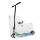 LMT01-V2 Professional Scooter-Trick Scooter-Intermediate Professional Stunt Scooter Suitable - Children, Teenagers Adults 8 Years Old Above-Durable (Black Color)