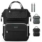 Diaper Bag Backpack Multi-Function Travel Backpack with USB Charging Large Capacity Baby Bag Nappy Tote Bag, Black