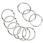 Yesallwas 3 Inch Loose Leaf Binder Rings Large Book Ring, 12 Pieces