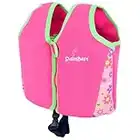 SwimBest Swim Vest - Swim Jacket/Buoyancy Aid with Safety Strap for ages up to 7 years old with Removeable Floats (Power of Flowers, Medium)