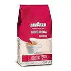 Lavazza, Caffè Crema Classico, Arabica & Robusta Kaffeebohnen, Ideal für Espressomaschinen, mit Aromanoten von Getrockneten Früchten, Starker Geschmack, Intensität 7/10, Mittlere Röstung, 1 Kg