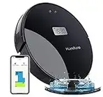 HONITURE Q5, 2-in-1 Robot Vacuum and Mop Cleaner with XL-600ml Dustbin, 2000Pa, 100mins Runtime, LCD Display, Voice & APP Control, Self-Charging Robotic Vacuum, Ideal for Pets