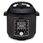 Instant Pot Pro 10-in-1 Electric Multi Functional Cooker - Pressure Cooker, Slow Cooker, Rice Cooker, Steamer, Sauté, Steriliser, Yogurt Maker, Sous Vide - Black Stainless Steel, 1200 W, 5.7L