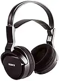 Sony Mdr-Rf811Rk Cuffie Tv Wireless Over-Ear, Portata 100 Metri, High frequency, Nero/Antracite, ‎1 X 1 X 1 Cm 270 Grammi