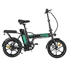 HITWAY Electric Bike E-Bike Foldable City Bikes 8.4h Battery, 250W Motor, Assist Range Up to 35-70Km BK5