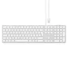 Satechi Aluminum USB Wired Keyboard with Numeric Keypad - Compatible with iMac Pro/iMac, 2020/2019/2018 iPad Pro, MacBook Pro/Air, 2020/2018 Mac Mini (US English Layout)