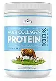 Multi Collagen Protein Powder (400g) - Types I, II, III, V & X - Hydrolyzed Grass Fed Bovine, Wild Caught Fish, & Free-Range Chicken & Eggshell Collagen. Non-GMO, Halal.