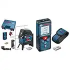 Bosch Professional Laser points et lignes GCL 2-50 (Portée : 20 m) & télémètre laser GLM 40 (avec fonction mémoire, portée : 0,15 – 40 m ; contenu du carton : télémètre laser Bosch GLM 40)