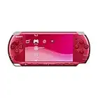 Sony PlayStation Portable (PSP) 3000 Series Handheld Gaming Console System - Red (Renewed)