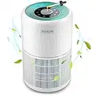 AIRTOK Air Purifiers, Air Purifier for Bedroom Home with Aromatherapy Sponge, 4-Stage Air Filter Removes 99.97% of Dust, Pollen and Ultrafine Particles, H13 HEPA Air Purifiers with Timer, Night Light