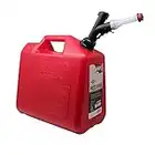 GARAGE BOSS GB351 Briggs and Stratton Press 'N Pour Gas Can, 5 gallon, Red