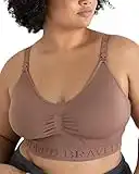 Kindred Bravely Simply Sublime Seamless Nursing Bra for Breastfeeding | Wireless Maternity Bra, Mocha, 3X-Large