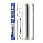 Faithfull FAICRS330 3.3M Cable Access Rod and Accessories Kit - 15 Pieces Including 10 x 330 mm Rods , Blue