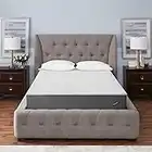 Beautyrest 10 Inch Gel Memory Foam Queen Medium Mattress, CertiPur-US Certified, Great Pressure Relief, Comfortable Sleeping Temperature, Designed and Built in Canada, Bed in A Box Grey