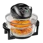 Lewis’s Premium Multi-Functional Halogen Oven Cooker/Healthy Air Fryer (17 Litre) 60 Minute Timer, Self-Cleaning Function, Temperature Controlled