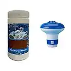 SUDS-ONLINE Floating Dispenser + 50 Ultimate Chlorine Tablets 20g Hot Tub Swimming Pool Spa