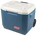 Coleman Xtreme Wheeled Cooler 50QT, glacière Passive à roulettes, glacière à capacité 47 L, Isolation intégrale PU, Refroidissement Pendant au Minimum 4 Jours