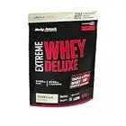 Body Attack Extreme Whey Deluxe, proteína en polvo con aminoácidos y complejo de triple suero con aislado de suero, proteína en polvo perfectamente soluble, bajo en azúcar, bajo en grasas, lata de, turrón de nueces, Crema de vainilla, 900g, calidad Made in Germany