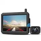 AUTO-VOX W-7 Digital Wireless Reversing Camera Kit Stable Signal Reverse IP68 Waterproof Rear View Backup Camera with Clear Image