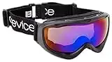 Black Crevice Erwachsenen Skibrille mit Doppel-Spiegelscheibe, schwarz/blau, BCR043470-1…