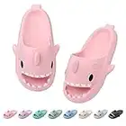 Dsaren Shark Slides Unisex Hai Hausschuhe Badelatschen Sommer Rutschfest Cloud Slides Herren Damen Soft Shark Slippers Badeschlappen Dusch Badeschuhe Strand Sandalen (36/37EU,Rosa)