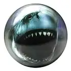 Shark Glow Viz-A-Ball Bowling Ball (14lbs)