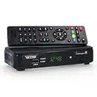 ZEHNDER TV digitaler Sat Receiver für Satellitenschüssel, AAC-LC, PVR, HDMI, SCART, USB, Coaxial - Sat Receiver HD Einkabel tauglich - HX-2200 digital HD Satelliten Receiver Set TV