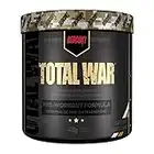 REDCON1 Total War Pre Workout Powder, Sabretooth - Beta Alanine + Citrulline Malate Vegan & Keto Friendly Preworkout for Men & Women with 320mg of Caffeine - Fast Acting HMB (30 Servings)