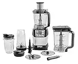 Ninja Food Processor [BL490UK2] Auto-iQ, 1200W, Black and Silver