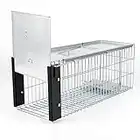 Humane Rat Trap ,Chipmunk Trap Cage, Live Animal Trap Catch and Release, Rat Traps That Work for Rat Traps Indoor Or Mouse Trap Outdoor , Squirrel Rodent Trap -Small Rodent Animal-Mice Voles Cage