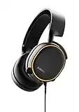 SteelSeries Arctis 5 Gaming Headset - DTS Headphone:X v2.0 7.1 Surround Sound - RGB Illuminated Earcups - for PC and PS4 - Black