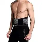 Cotill Lower Back Support Belt - Lumbar Brace for Pain Relief and Injury Prevention Dual Adjustable Straps Breathable Mesh Panels (L/XL Waist 83cm to 109cm)