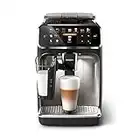 Philips Domestic Appliances 5400 Series Kaffeevollautomat - LatteGo-Milchsystem, Langlebiges Keramikmahlwerk, 12 Kaffeespezialitäten, TFT-Display, 4 Benutzerprofile, Chromdesign (EP5447/90)