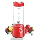 Mulli Tragbarer Mixer,USB-C wiederaufladbarer persönlicher Mixer für Smoothie und Shakes, Mini-Mixer mit sechs Klingen, 2 x 2000 mAh Li-Ionen-Akku für Babynahrung, Reisen, Fitnessstudio