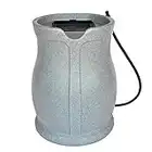 FCMP Outdoor Catalina Rain Barrel, Light Granite