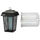 Flowtron BK-40D Electronic Insect Killer, 1 Acre Coverage,Black & BF-190 Replacement Bulb for BK-40D