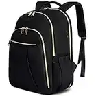 15.6 Inch Laptop Backpack for Men Women Laptop Backpack Water Resistant Computer School TSA Friendly College Backpack for 15 Inch laptop, Black