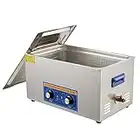 CREWORKS 22L Ultraschallreiniger Edelstahl Ultraschallreinigungsgerät mit Heizung Ultrasonic Cleaner Ultraschall-Reinigungsgerät für Schmuck Brillen Uhren Gläser Ohrringe